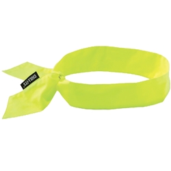 Ergodyne CHILL-ITS® 6700 Lime Cooling Bandana (Tie)