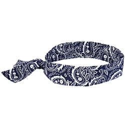 Ergodyne CHILL-ITS® 6700 Blue Western Cooling Bandana (Tie)