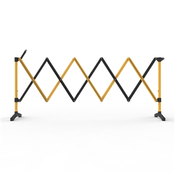 Barrier Group 3m Black/Yellow Port-a-guard Expandable Barrier Kit BPG300BY