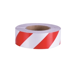 Red/White Reflective Tape 50mm - Sold Per Metre