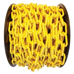 Yellow Plastic Chain 8mm (Sold per Meter)