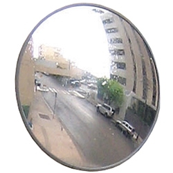 Economy Outdoor Convex Mirror 45cm (With Wall Bracket)