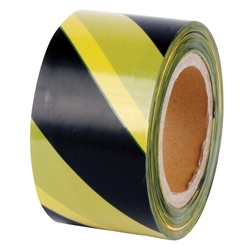 Yellow & Black D/Sided 100m Barrier Tape