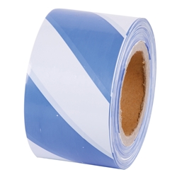 Blue & White D/Sided 100m Barrier Tape
