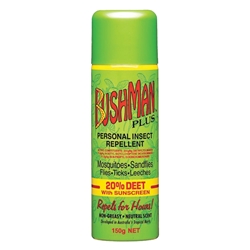 Bushman PLUS 150g Aerosol Insect Repellent w/ SPF15+