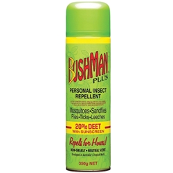 Bushman PLUS 350g Aerosol Insect Repellent w/ SPF15+