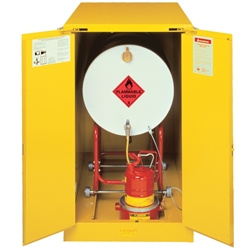 JUSTRITE Horizontal 207L Flammable Liquid Drum Cabinet AU25662