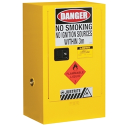 JUSTRITE Single Door 60L Flammable Liquid Storage Cabinet AU25712