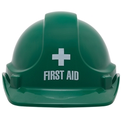UniSafe Green First Aid Specialty Safety Helmet