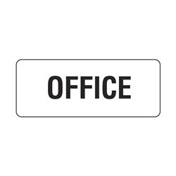 Office Metal Sign 450x200mm