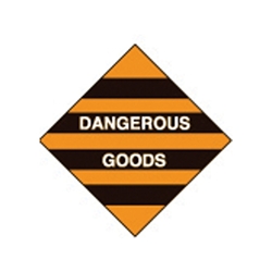 Hazchem Dangerous Goods Poly Sign 270 x 270mm