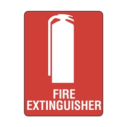 Fire Extinguisher Emergency Sticker_10 pack