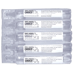 First Aider's Choice™ Sodium Chloride Pod 20ml (Pk 5) 101055