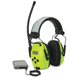 Howard Leight Sync™ 26dB CL5 Hi-Vis AM/FM Radio MP3 Earmuff