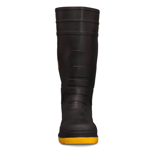 King's Heavy Duty PVC Waterproof Safety Gumboots - Grey