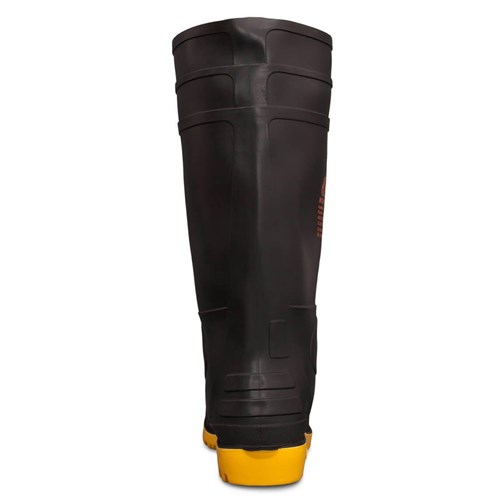 King's Heavy Duty PVC Waterproof Safety Gumboots - Grey