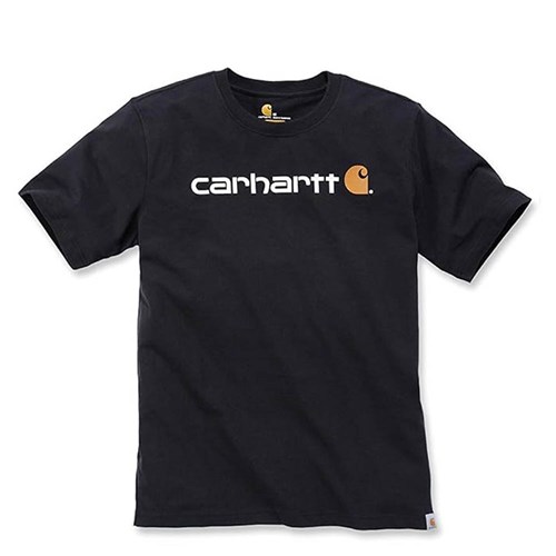 Carhartt Core Logo Black T-Shirt - Black