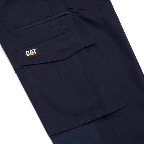 Navy Cuffed Dynamic Pant