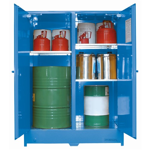 Storemasta Large Capacity Corrosive Liquid Storage Cabin 450L PS4508SS