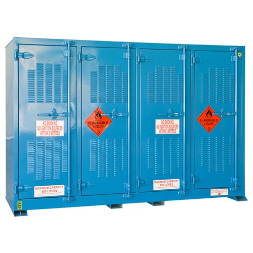 Storemasta 850L Outdoor Flammable Liquid Storage Cabin PR850