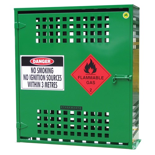  Storemasta 6 x 9kg LPG Gas Bottles Storage Cage GQA06