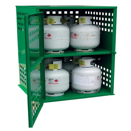 Storemasta 8 x 9kg LPG Gas Bottle Storage Cage GQA08