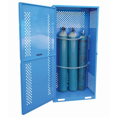 Storemasta Single Sided 6 Cylinder Gas Cylinder Storage Cage AG2SS