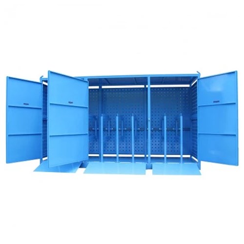 Storemasta Single Sided 27 Gas Cylinder Storage Cage AG24SS