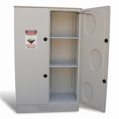 Storemasta 250L Poly Corrosive Storage Cabinets CP2500