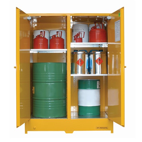 Storemasta 450L Large Capacity Flammable Liquid Storage Cabin Cabinets PS450SS