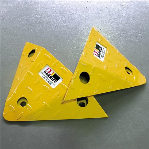 Barrier Security Heavy Duty Steel Speed Hump End Caps (Pair) SMSEC