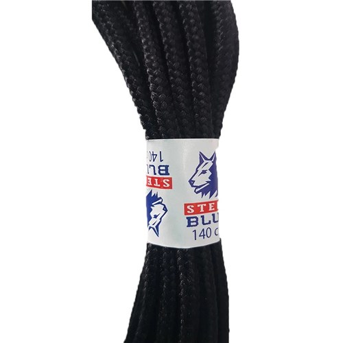 Steel Blue Laces Cotton/Nylon Black 