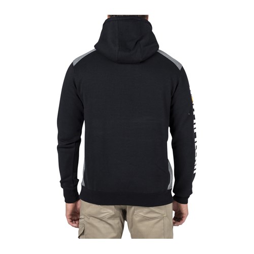 Caterpillar logo panel hooded sweatshirt