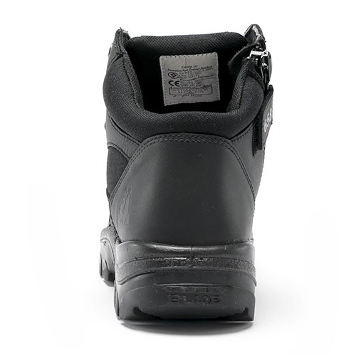 Steel Blue Parkes Side Zip Steel Toe Scuff Cap Lace Up Work Safety Boots - Sand