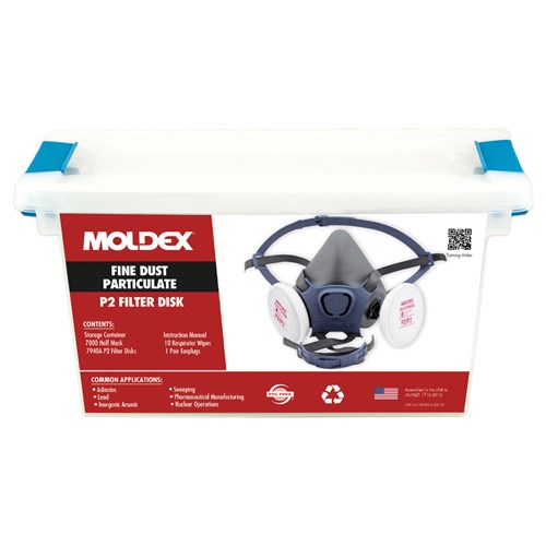 Moldex® 7000 Series P2/P3 Fine Dust Particulate Respirator Kit (Large)