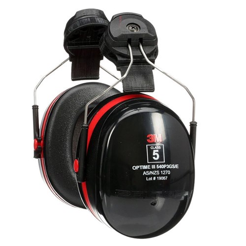 3M 540P3G/E Peltor Optime III Helmet Attach Earmuff