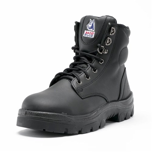 Steel Blue Argyle Steel Toe Lace Up Women's Safety Safety Boots - Boot