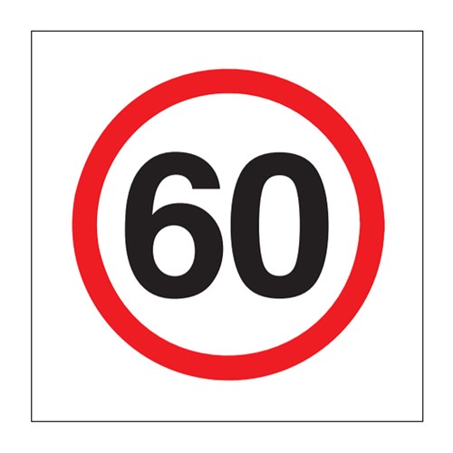 Speed 60km 600x600mm Multi-Message Sign TC210