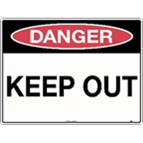 Danger Signs - Danger Keep Out Poly Sign 