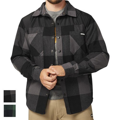 CAT® Workwear Block Check Insulated Shirt Jacket