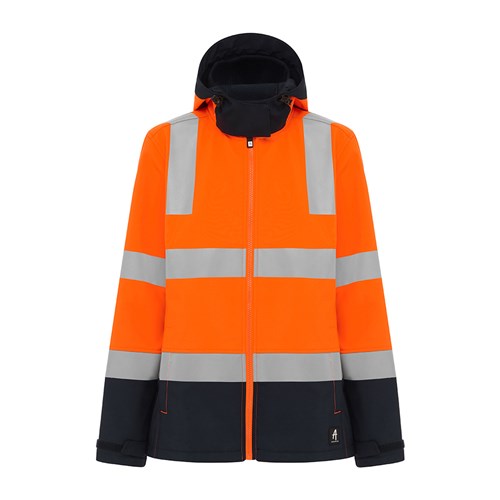 Hi-Vis Soft Shell Jacket - Orange