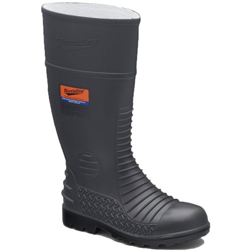 Blundstone Penetration Resistant Safety Gumboots - Grey 