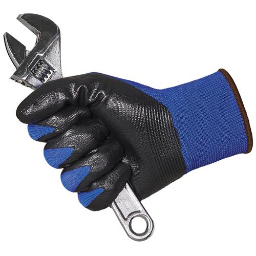 Blue Rapta 'CRUDE' General Purpose Flat Nitrile Palm Gloves BRCRUDE