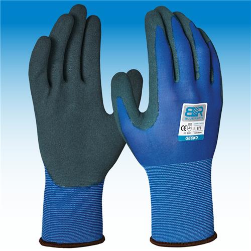 Blue Rapta 'GECKO' General Purpose Latex Foam Gloves BRGECKO