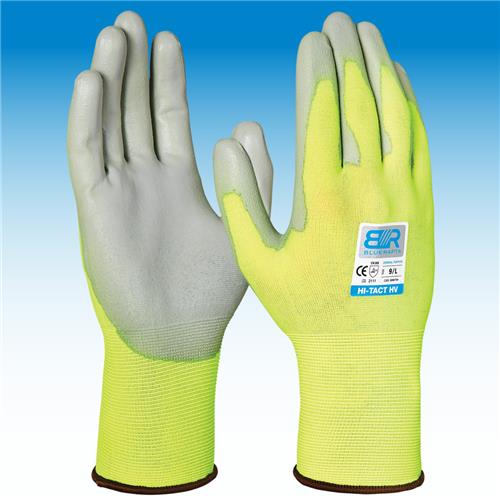 Blue Rapta 'HI-TACT HV' General Purpose PU Palm Coated Gloves BRHITHV