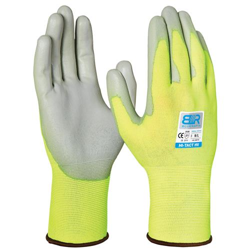 Blue Rapta 'HI-TACT HV' General Purpose PU Palm Coated Gloves BRHITHV