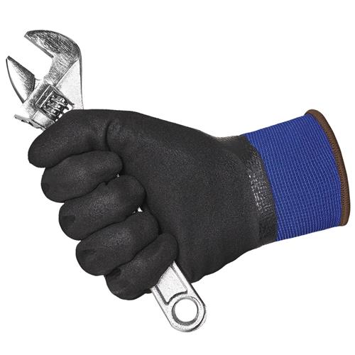 Blue Rapta 'SLICK' General Purpose Full Nitrile Coated w/ Sandy Palm Gloves BRSLICK