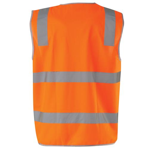ELEVEN Workwear Day/Night Hi-Vis 'B' Taped Safety Vest