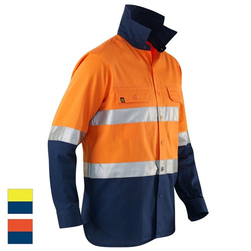 ELEVEN Workwear Evolution Hi-Vis L/S Drill Shirt