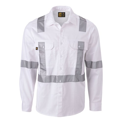ELEVEN Workwear L/S Drill Shirt with X Tape